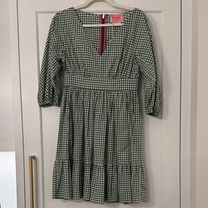 Kate Spade Green Gingham Dress